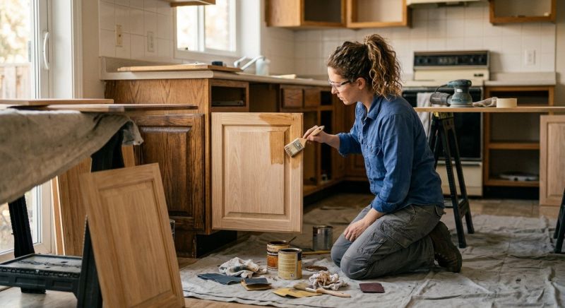 Cupboard Refinishing in Kokomo, IN