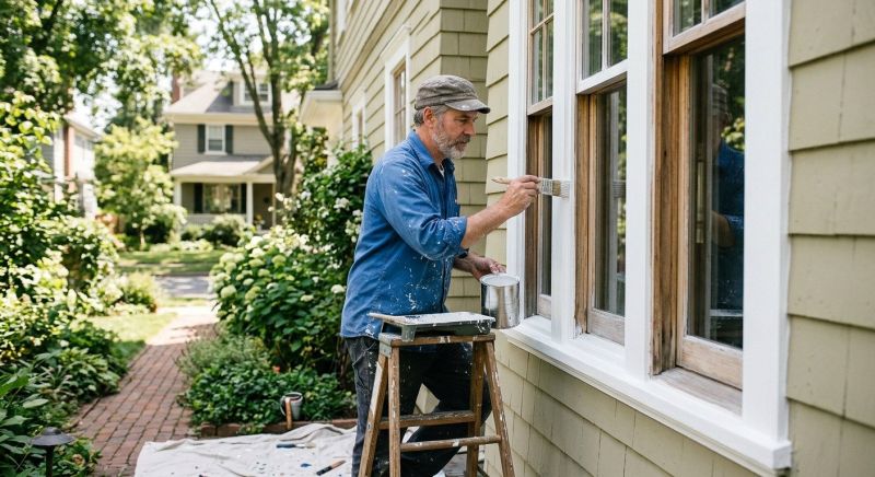 Sunroom Painting in Wilmington, NC